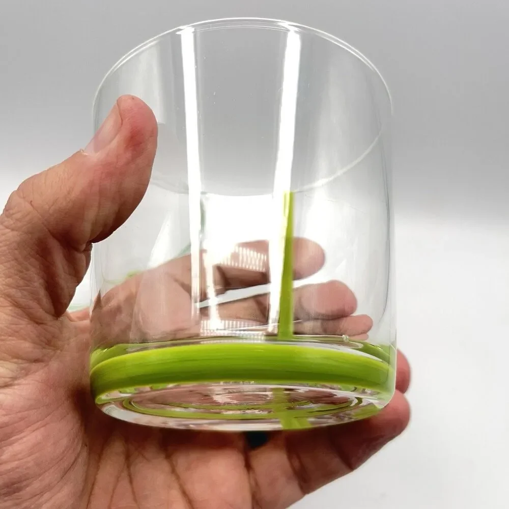 Green Glasses - Set Of 2